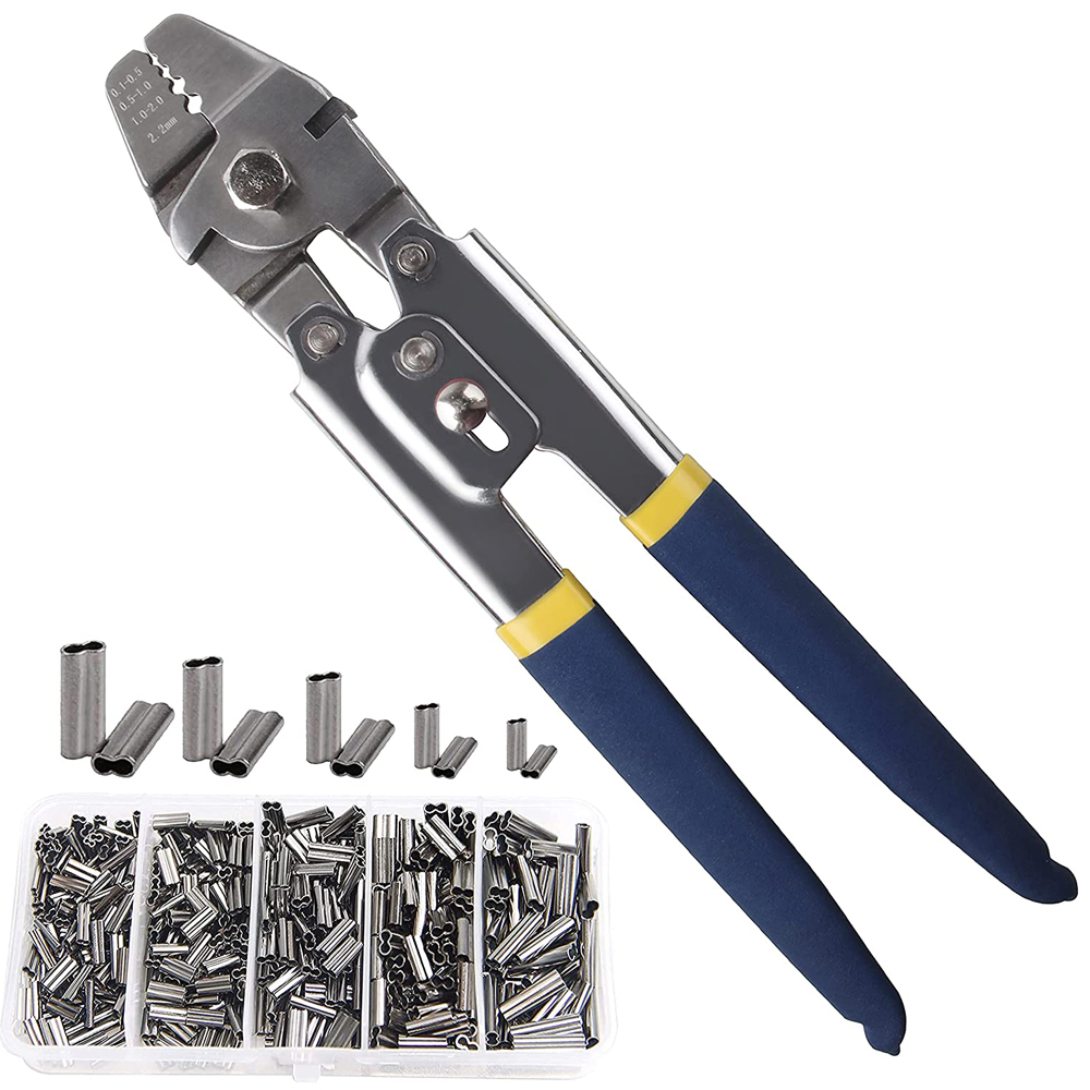 Leader Line - 300pcs Crimp Fishing Sleeves Set With