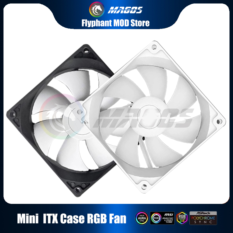 Mini ITX Case ARGB Fan 8cm 9cm - огляд і ціна Fly Line