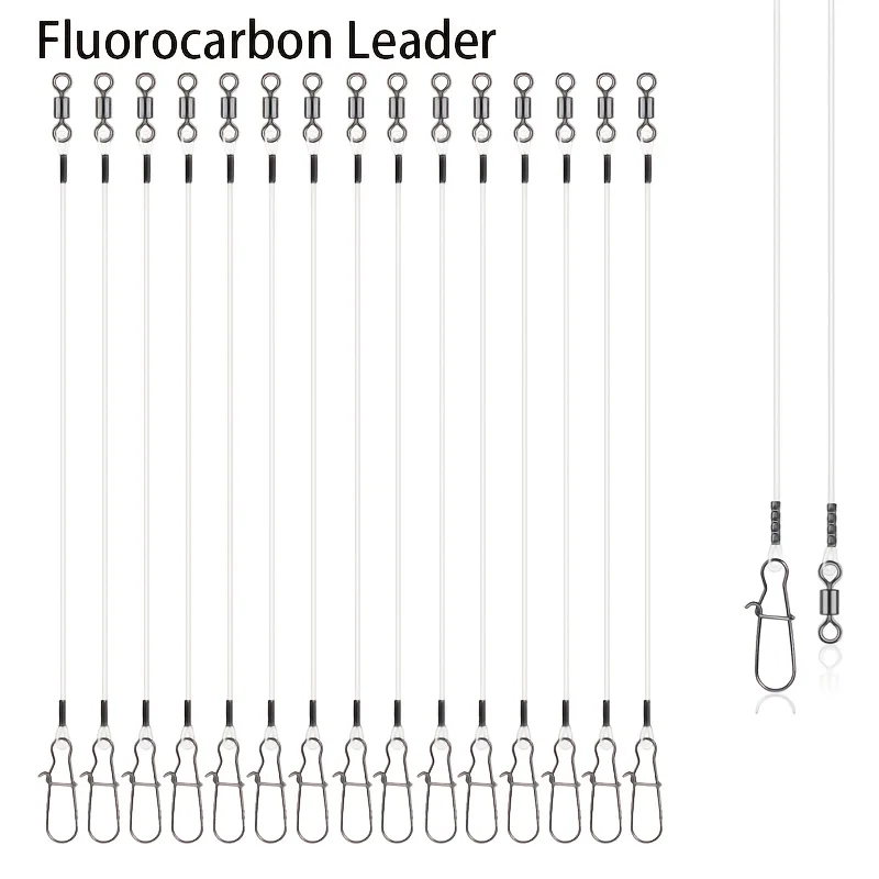 15pcs Fluorocarbon Wire Leader - огляд і ціна Leader Line