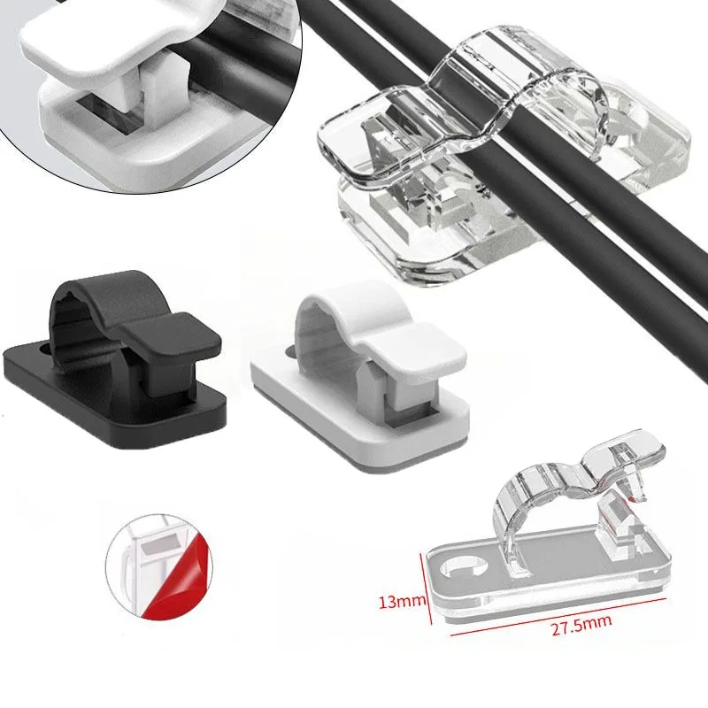 10/50PCS Cable Organizer Clips - огляд і ціна Tippet Line