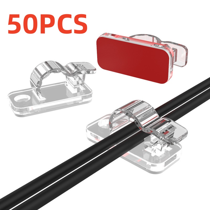 10/50PCS Cable Organizer Clips - огляд і ціна Tippet Line