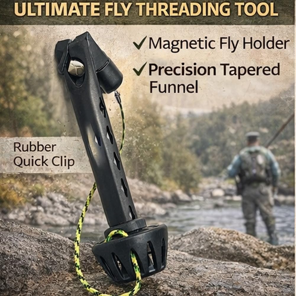 Portable Magnetic Fly Threader - огляд і ціна Fishing Line Winder