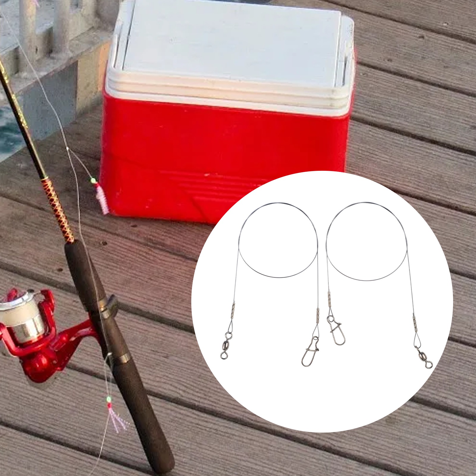 2pc Fishing Titanium Wire Lead - огляд і ціна Fishing Line Winder